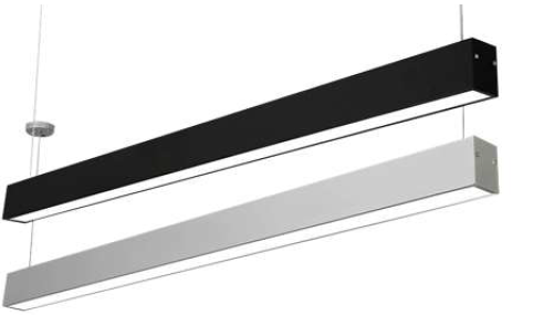 [LV-INT-LLOL40] LED Linear Office Light, L:1200mm, 40W (Surface Mount, Lighting Control type On/Off, CCT 3000K, Beam Angle 120°)