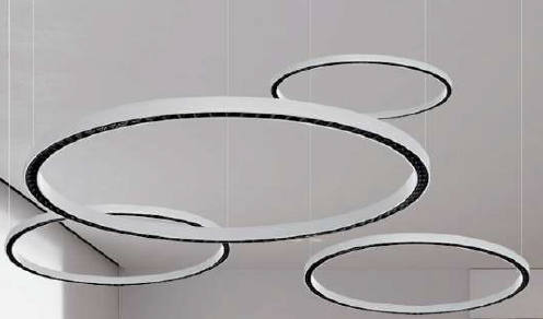[LV-INT-LCL48] LED Circle Light, D:φ800mm, 48W (Surface Mount, Lighting Control type On/Off, CCT 3000K, Beam Angle 24°)