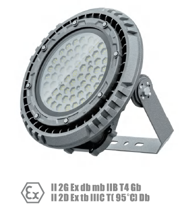[LV-IND-EXRFL150] Explosion-Proof Round Flood Light, 150W, D:356mm (Lighting Control type On/Off, CCT 3000K)